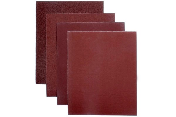 What are the 4 types of sandpaper?