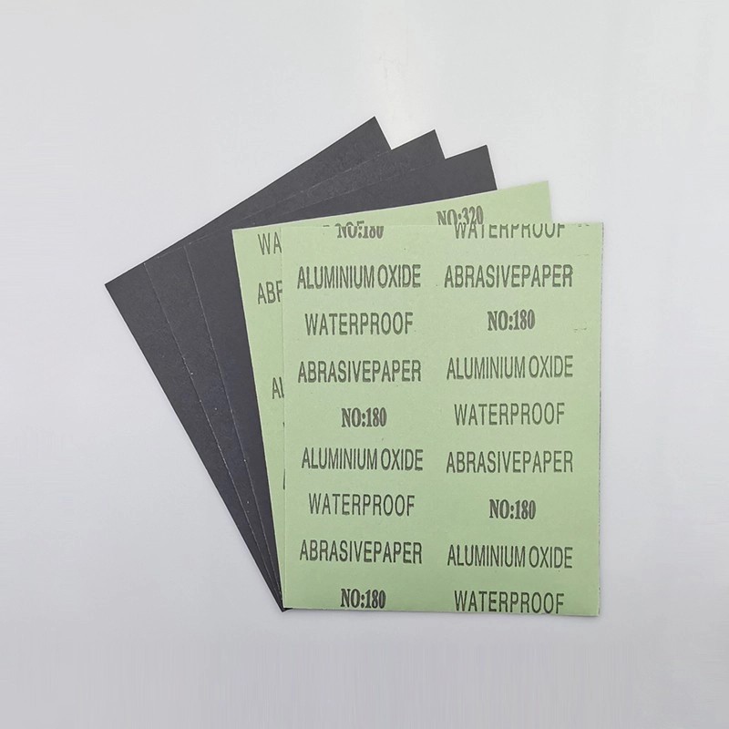 Sandpaper and sanding machines