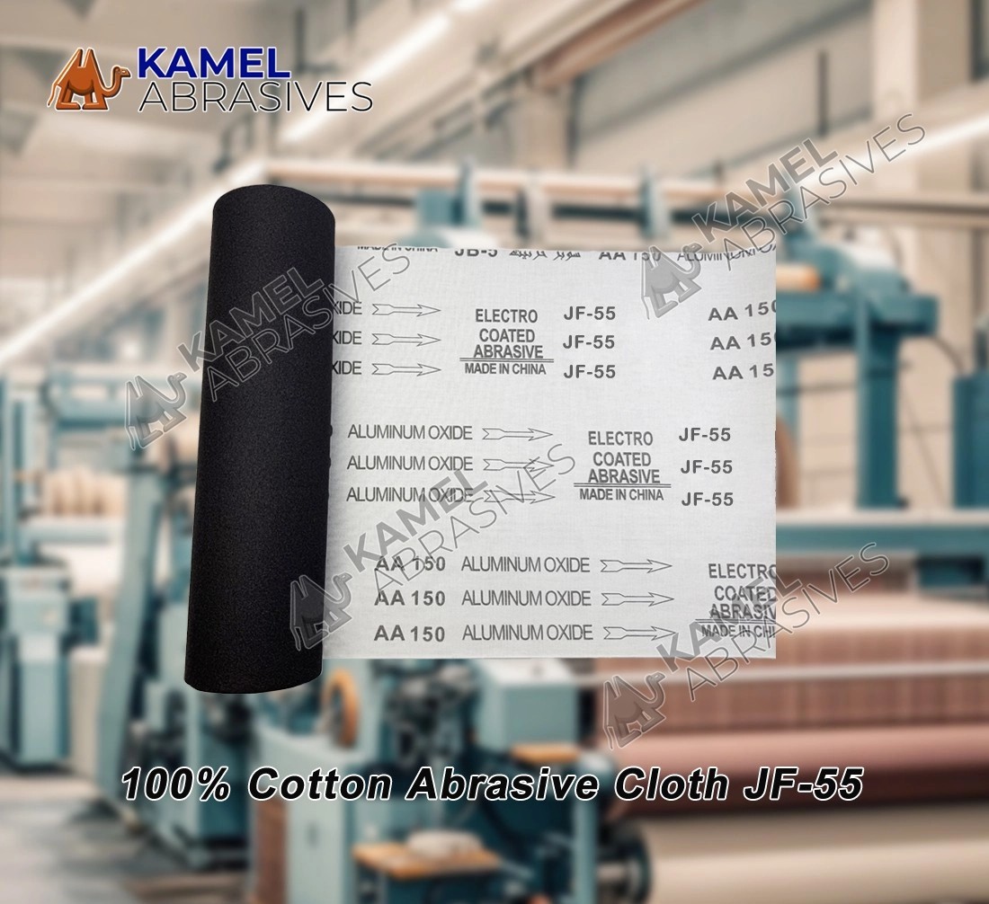 Kamel Abrasives:100% Cotton Abrasive Cloth JF-55