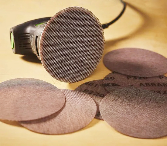 Hook Loop Mesh Sanding Disc Dustless Net Abrasive Disc